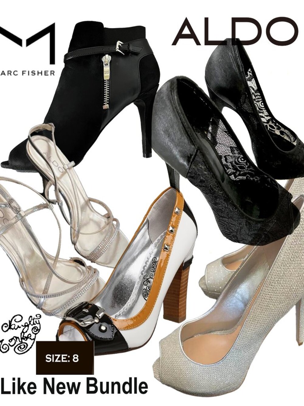 Like New Bundle Shoes Size 8